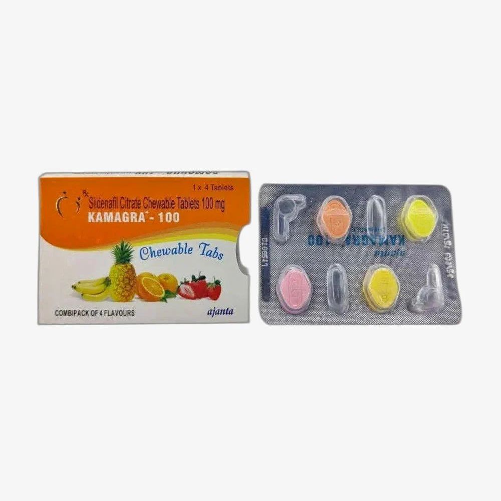 Kamagra Chewable 100 mg – Žuvacie tablety na podporu erekcie | Rýchly účinok | Kúpiť online !!! AKCIA 1+1 ZADARMO !!!